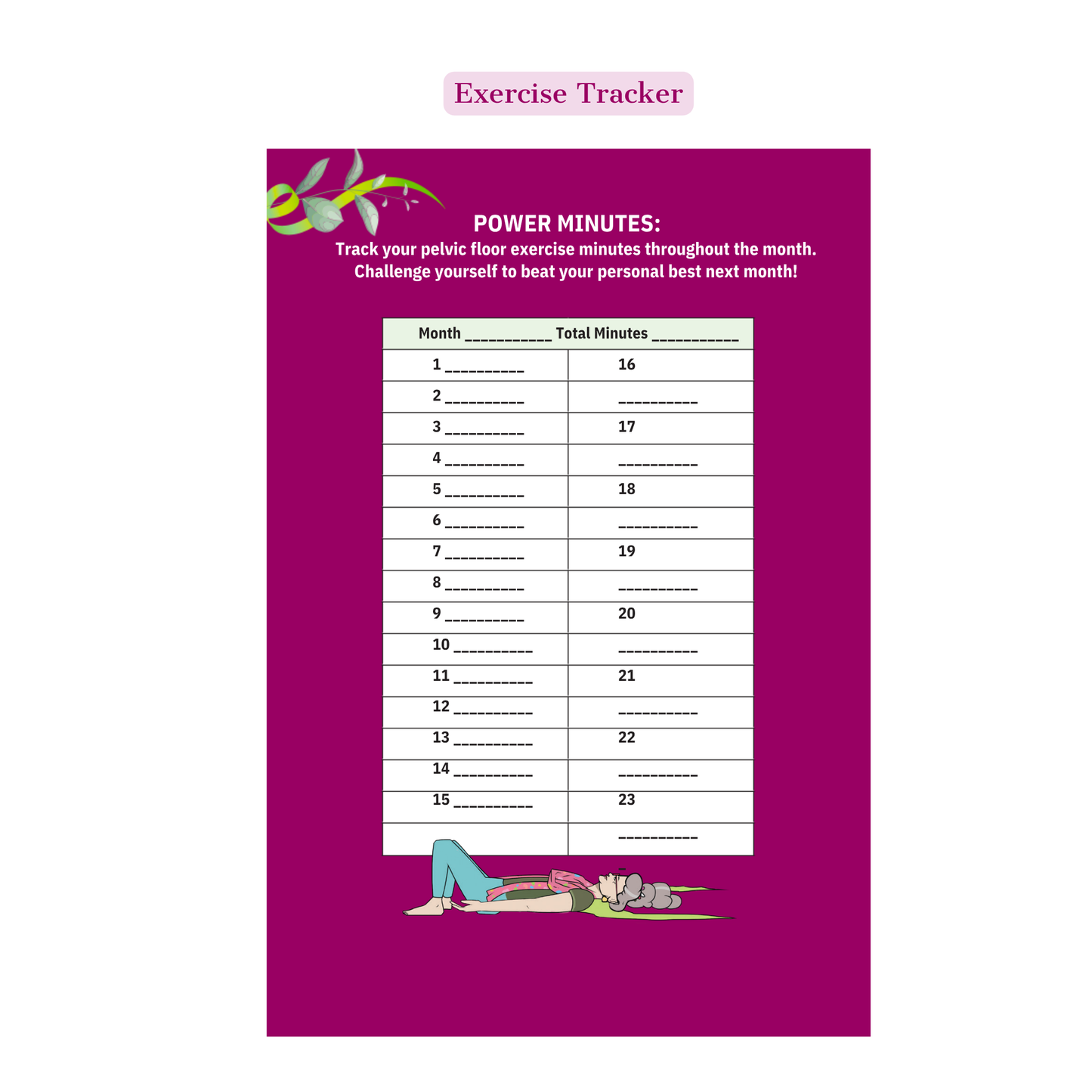 Kiki the Kegel Fairy Whimsical Wellness Gift exercise tracker